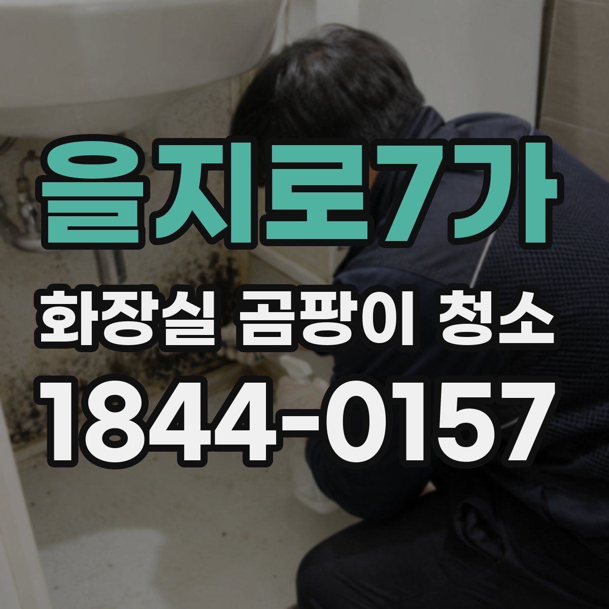 을지로7가 화장실 곰팡이 청소