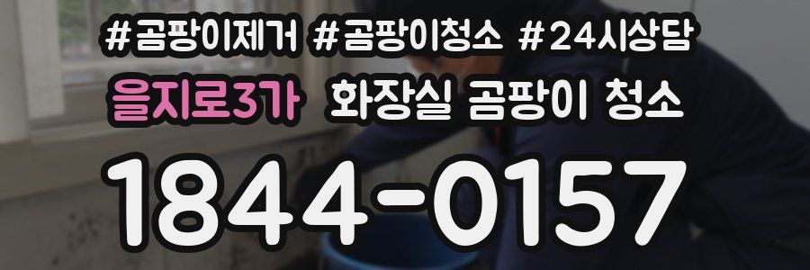 을지로3가 화장실 곰팡이 청소