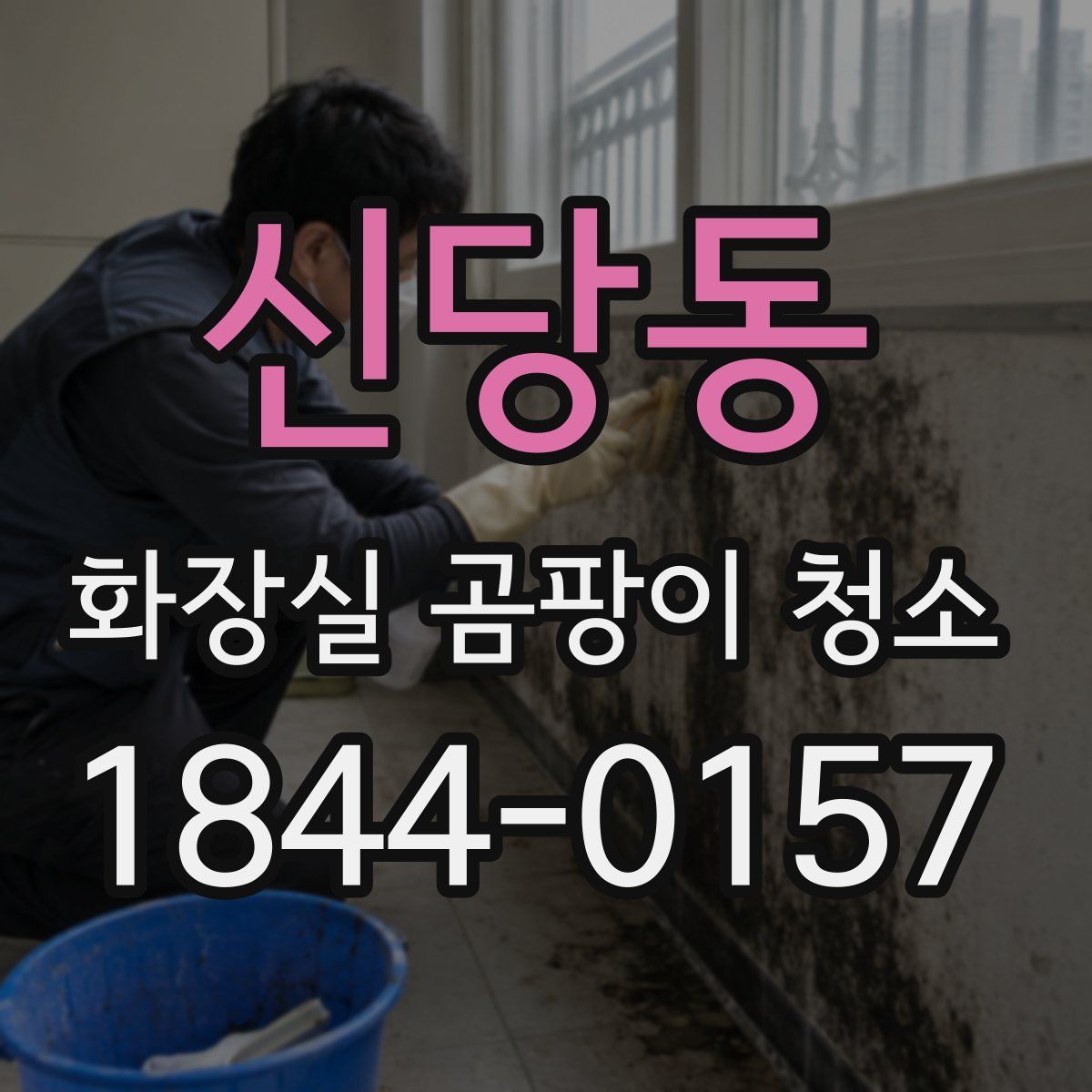 신당동 화장실 곰팡이 청소