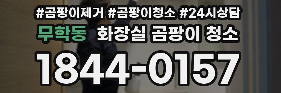 무학동 화장실 곰팡이 청소