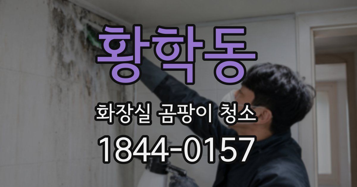 황학동 화장실 곰팡이 청소
