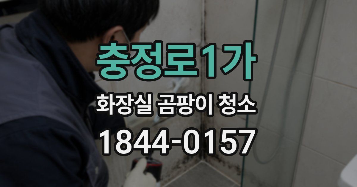 충정로1가 화장실 곰팡이 청소