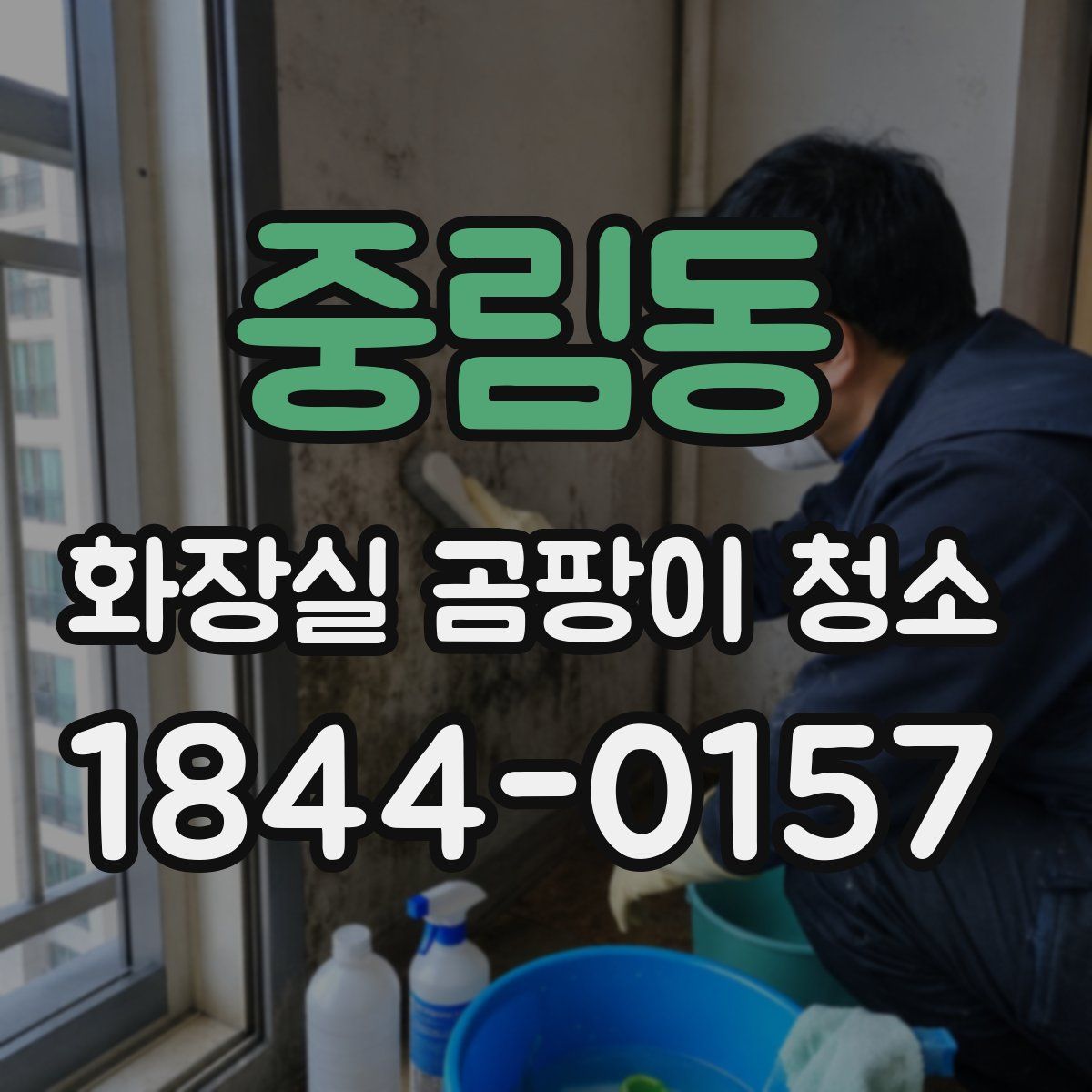 중림동 화장실 곰팡이 청소