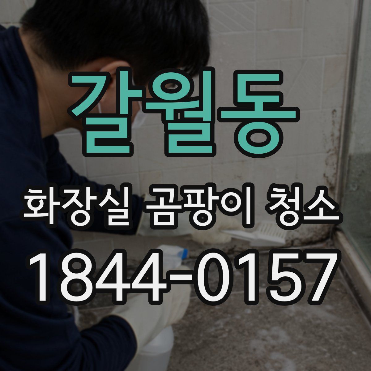 갈월동 화장실 곰팡이 청소