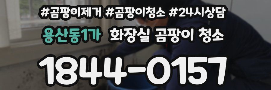 용산동1가 화장실 곰팡이 청소