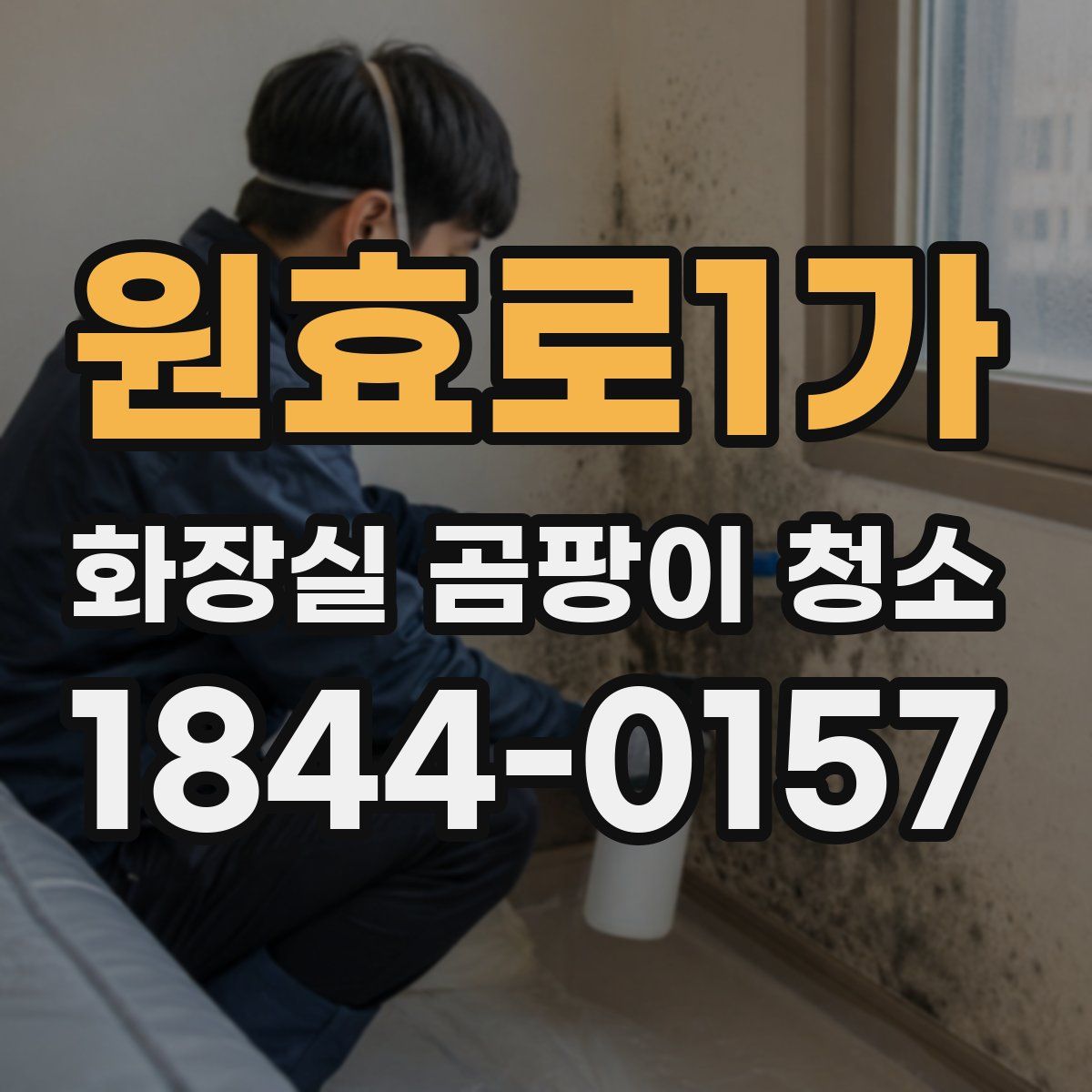 원효로1가 화장실 곰팡이 청소