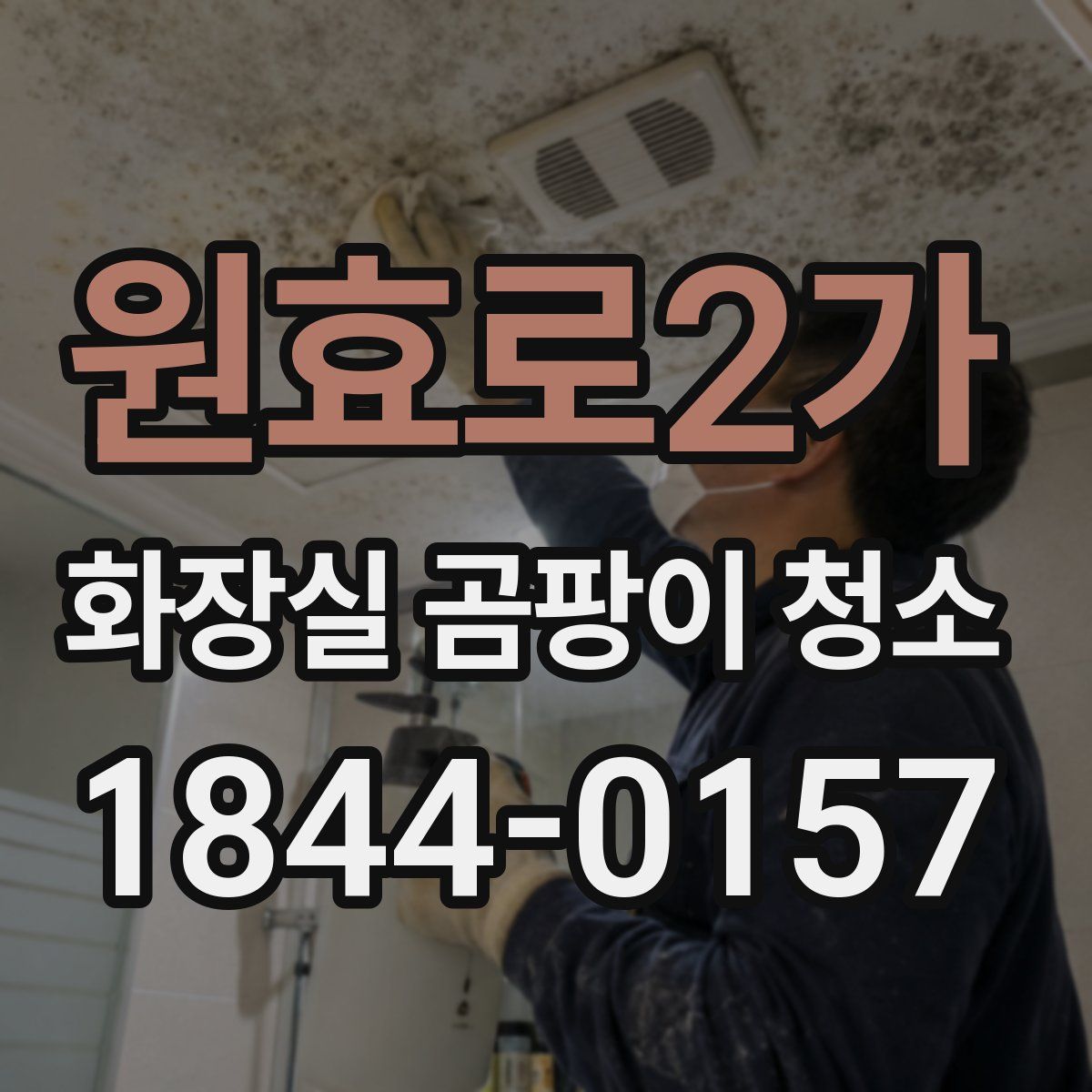 원효로2가 화장실 곰팡이 청소