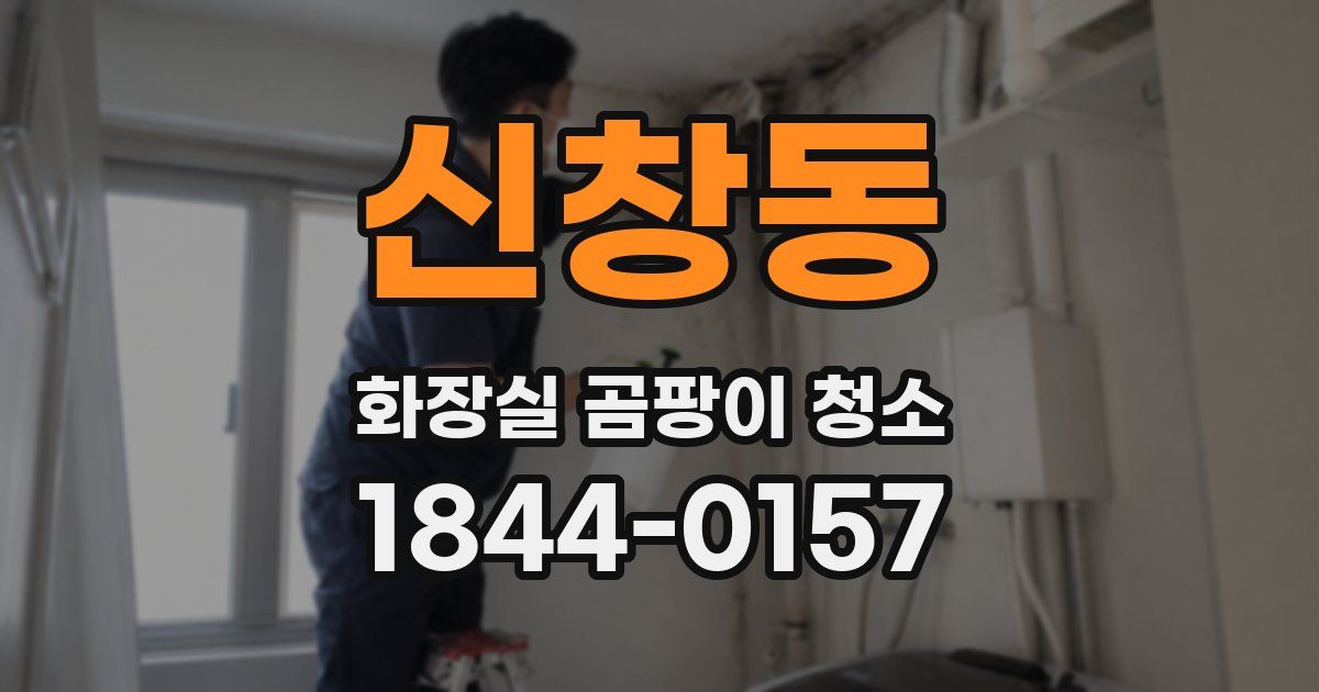 신창동 화장실 곰팡이 청소