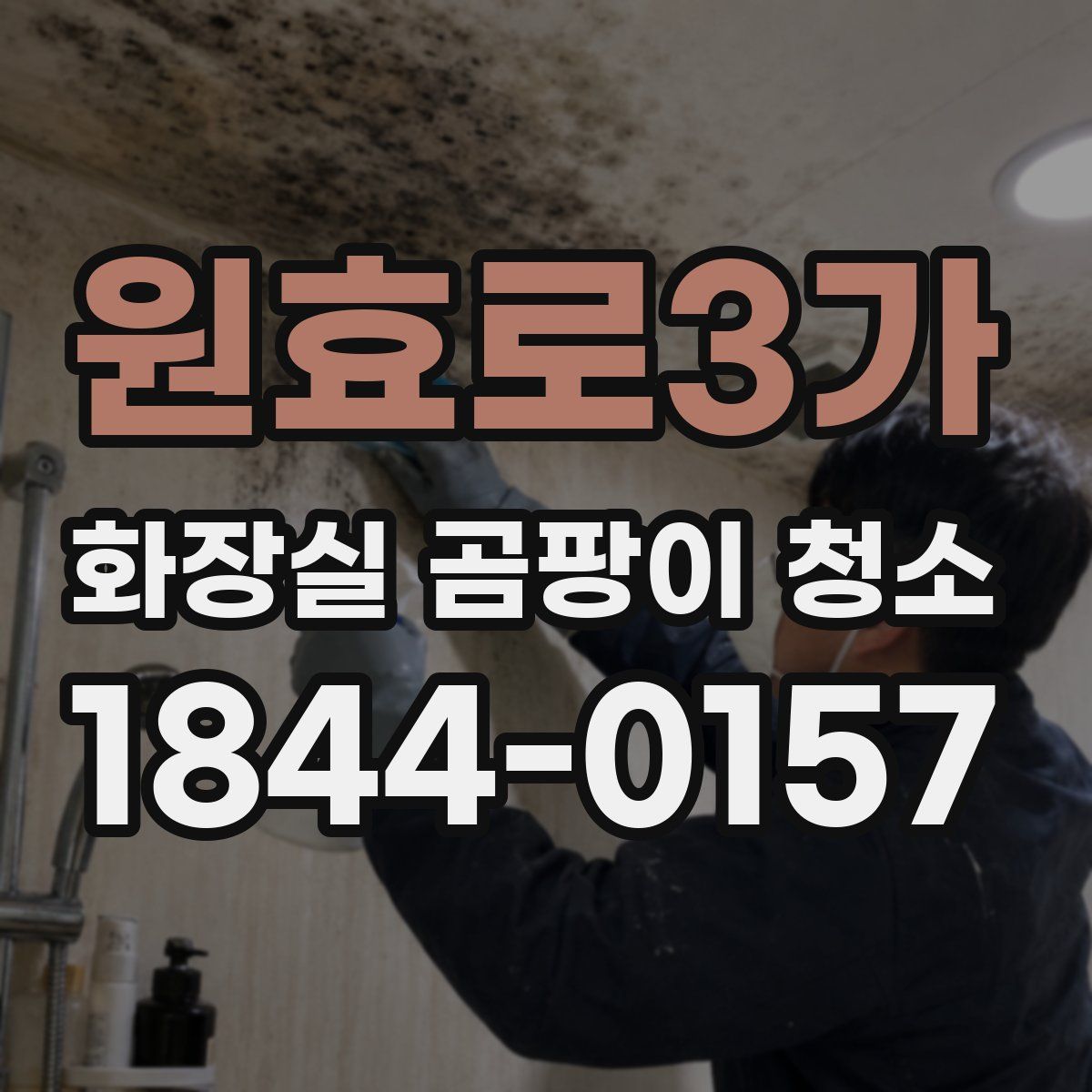 원효로3가 화장실 곰팡이 청소