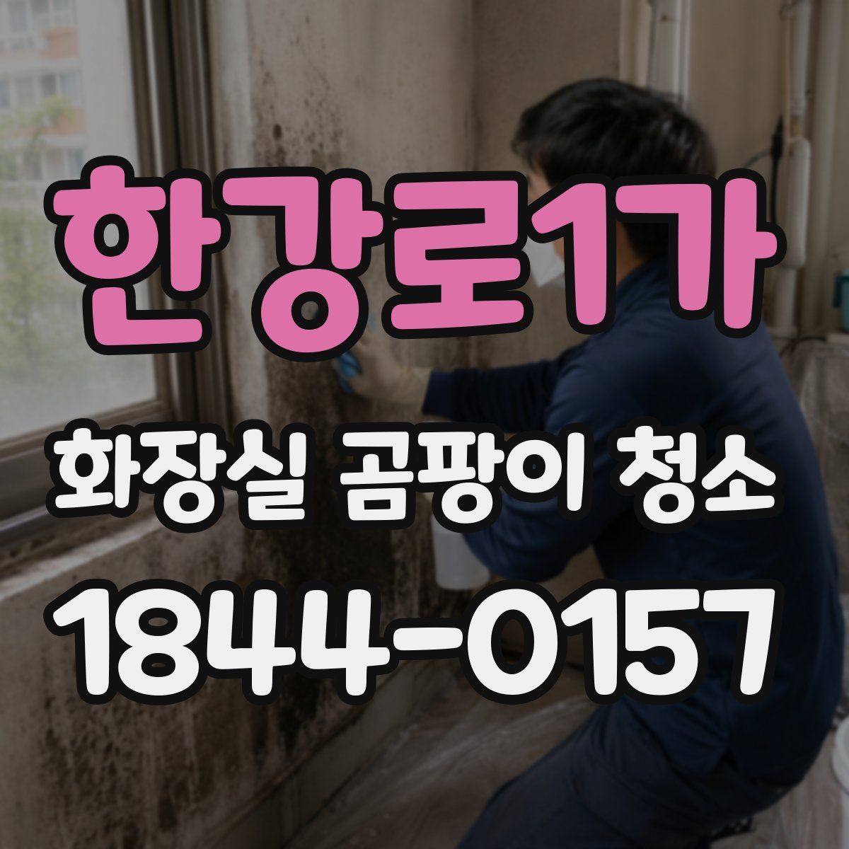 한강로1가 화장실 곰팡이 청소