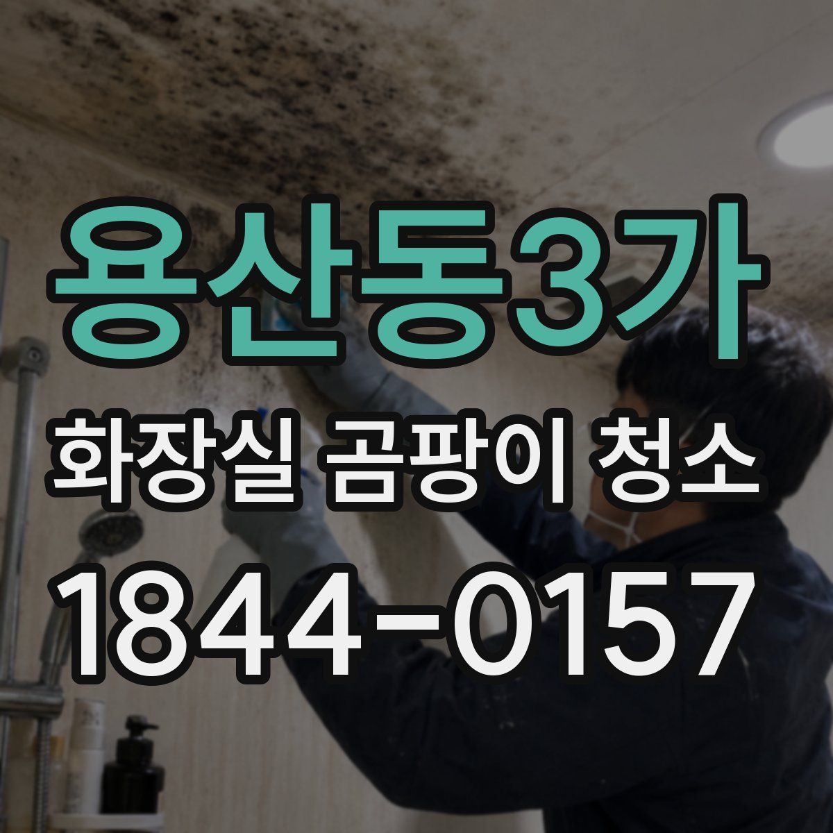 용산동3가 화장실 곰팡이 청소