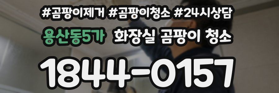 용산동5가 화장실 곰팡이 청소