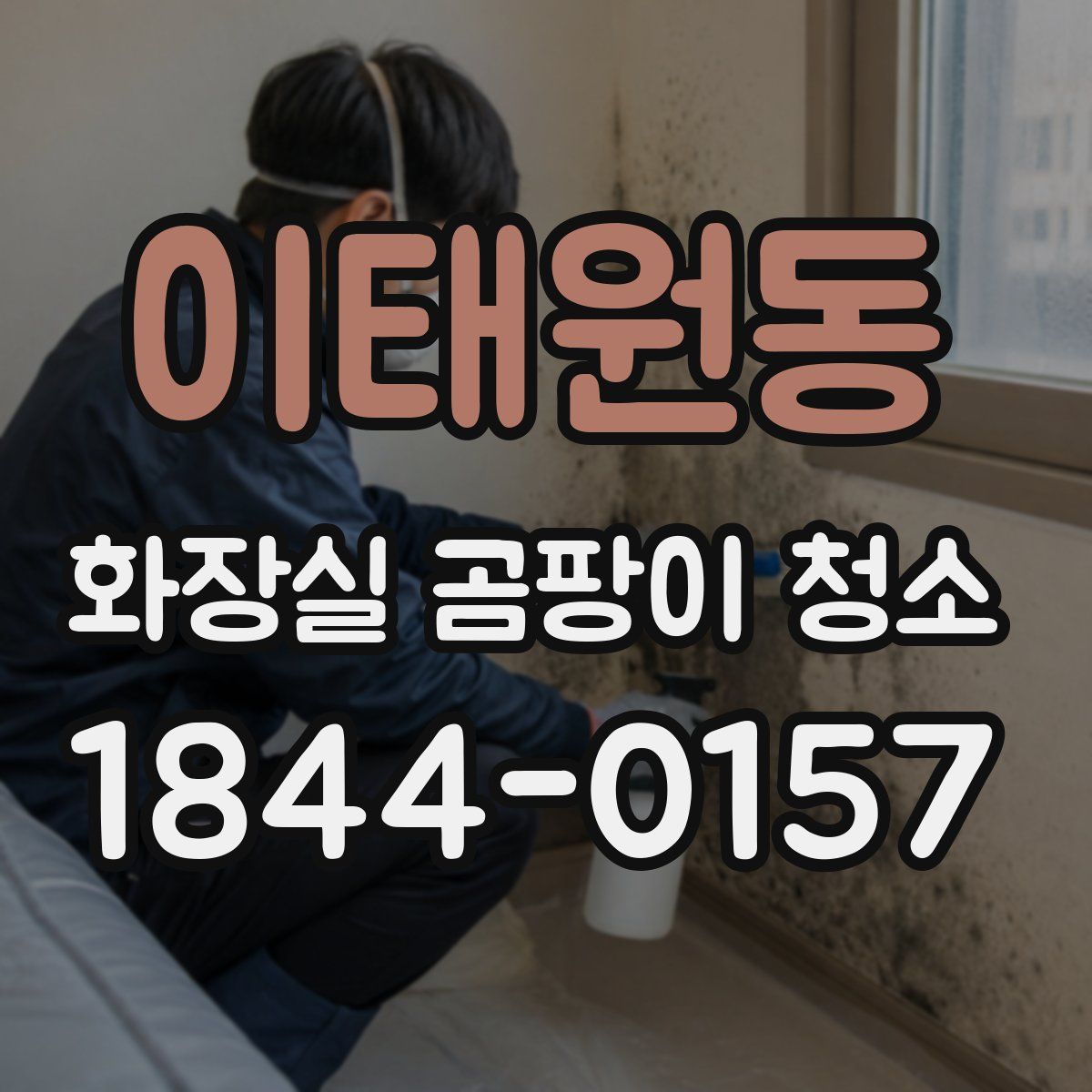 이태원동 화장실 곰팡이 청소