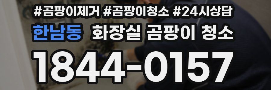 한남동 화장실 곰팡이 청소