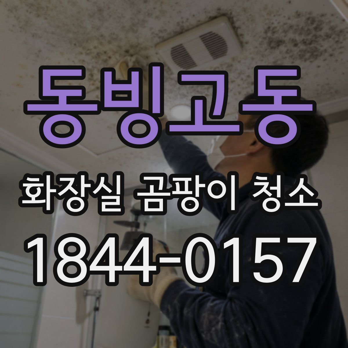 동빙고동 화장실 곰팡이 청소
