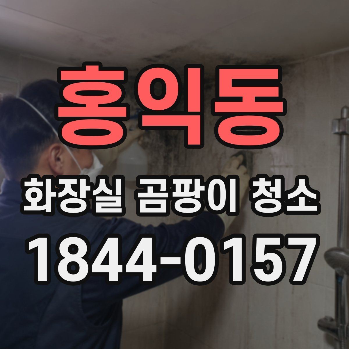 홍익동 화장실 곰팡이 청소 환기 약한 욕실의 진행 순서