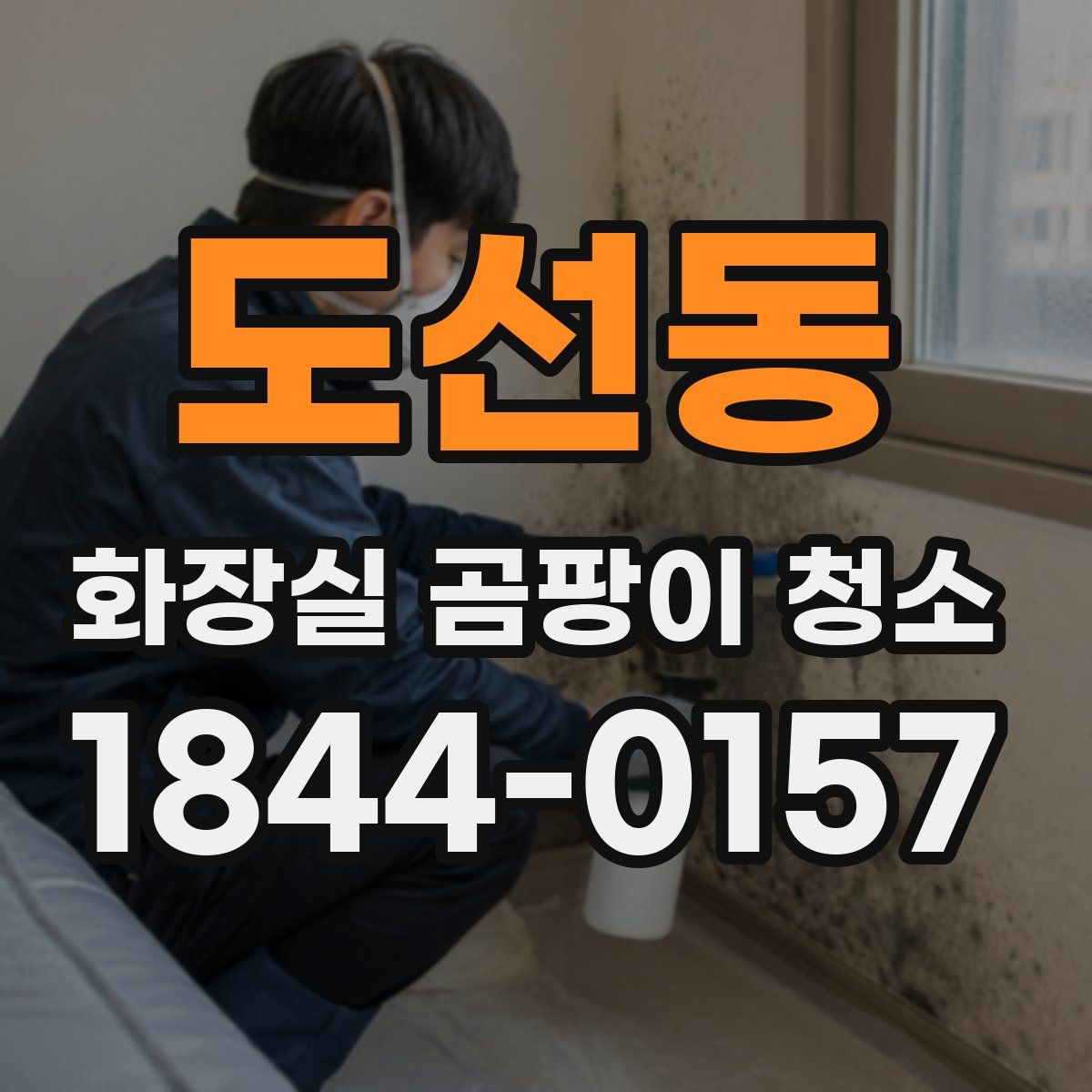 도선동 화장실 곰팡이 청소