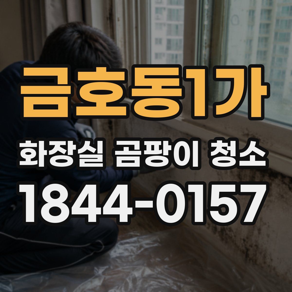 금호동1가 화장실 곰팡이 청소