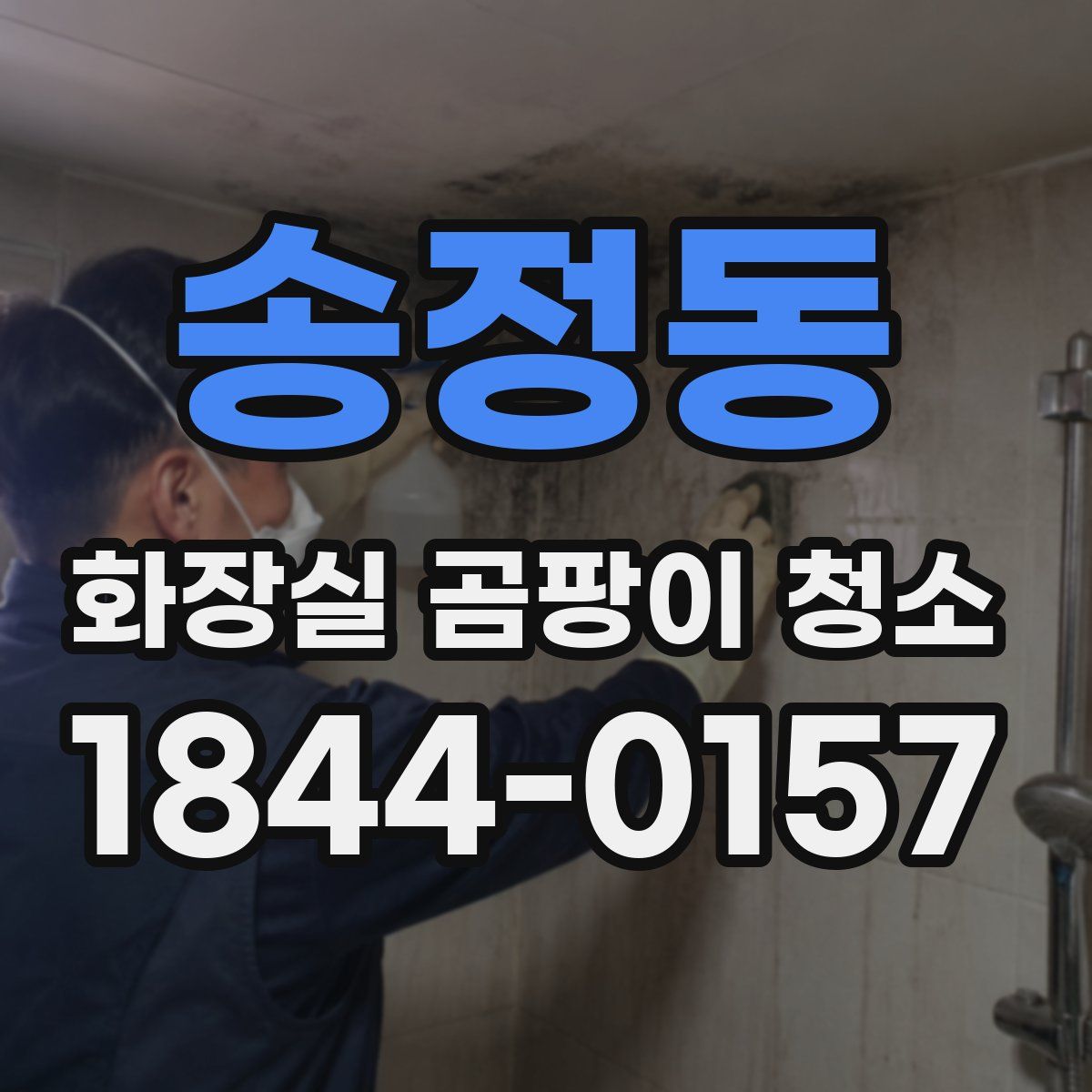 송정동 화장실 곰팡이 청소