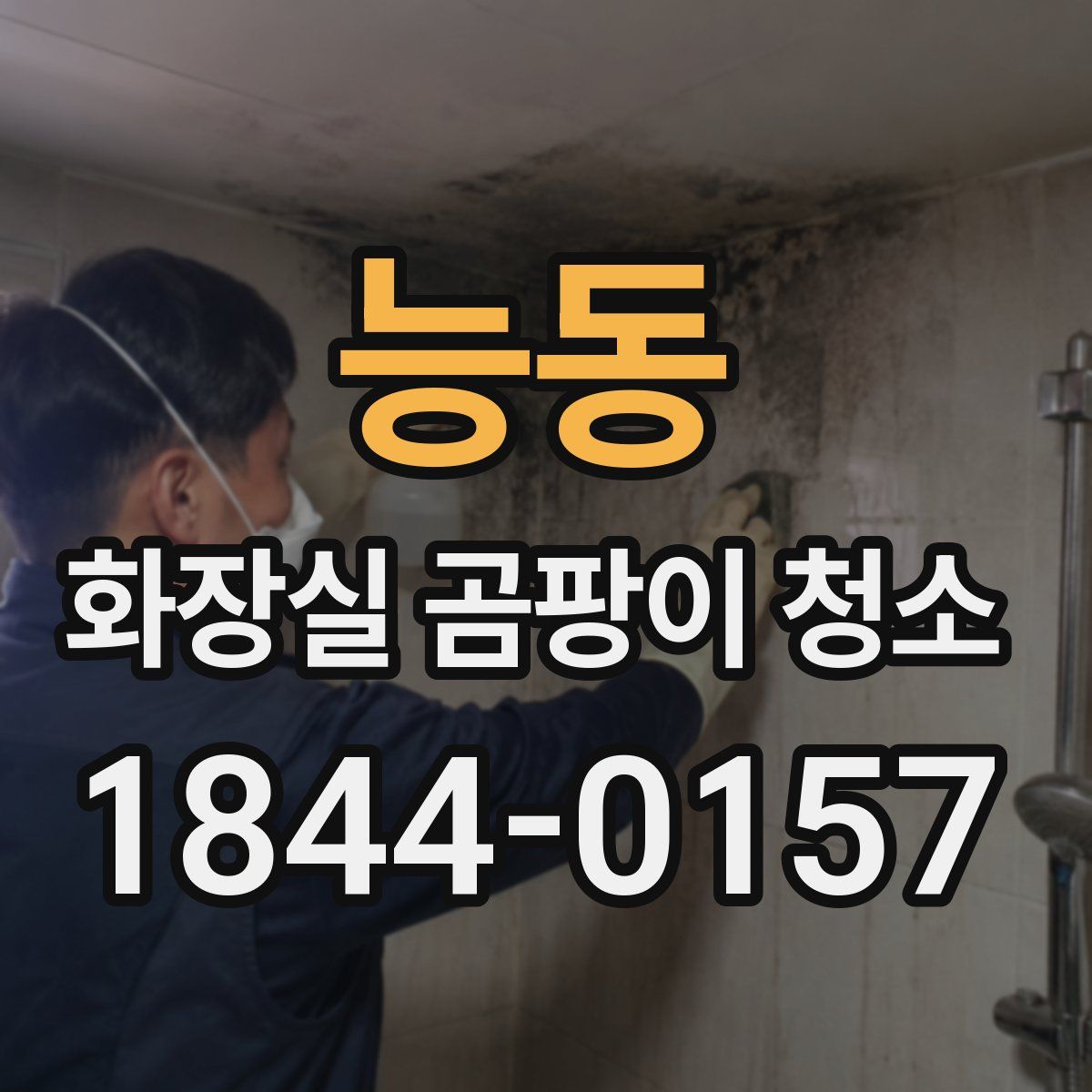 능동 화장실 곰팡이 청소