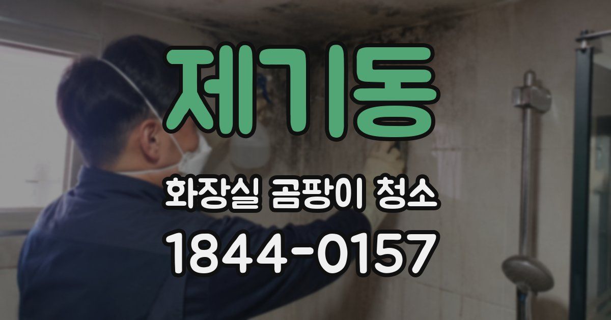제기동 화장실 곰팡이 청소