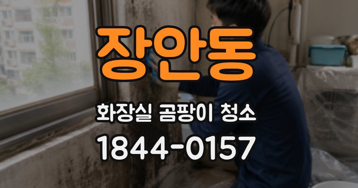 장안동 화장실 곰팡이 청소