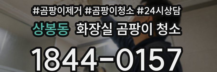 상봉동 화장실 곰팡이 청소