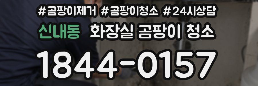신내동 화장실 곰팡이 청소