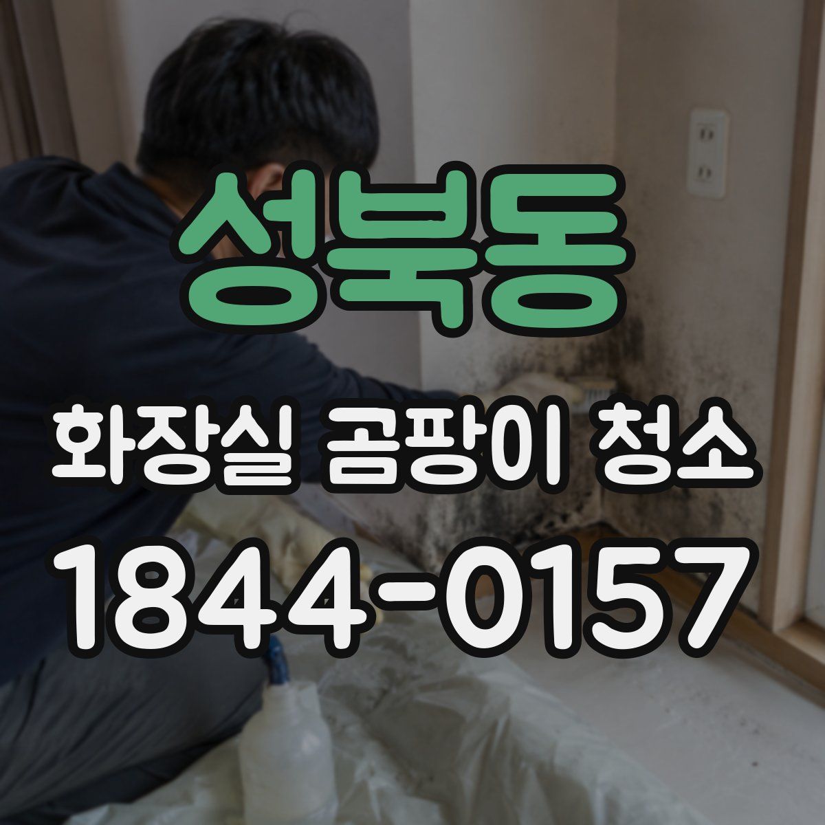성북동 화장실 곰팡이 청소