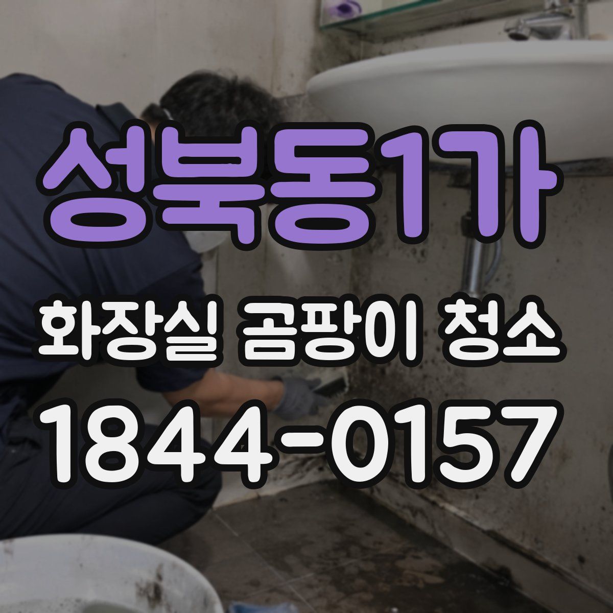 성북동1가 화장실 곰팡이 청소