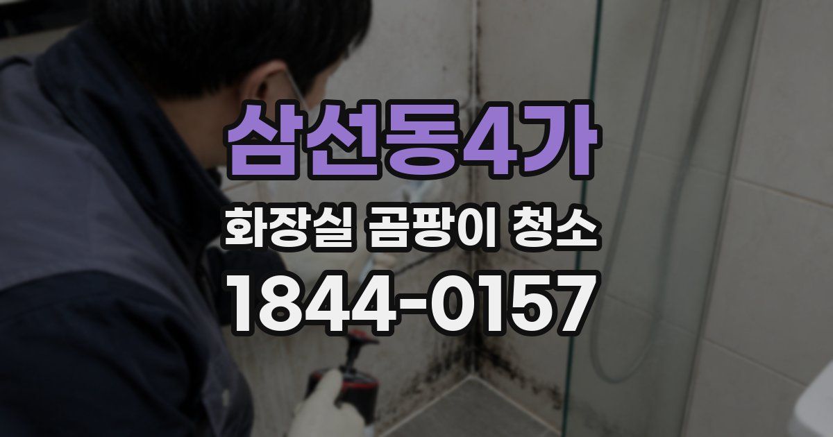 삼선동4가 화장실 곰팡이 청소