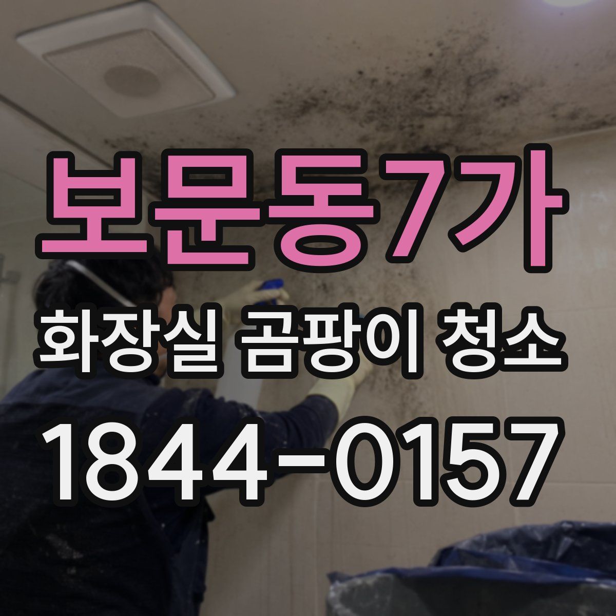보문동7가 화장실 곰팡이 청소