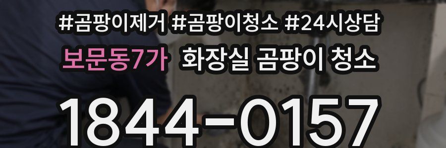 보문동7가 화장실 곰팡이 청소