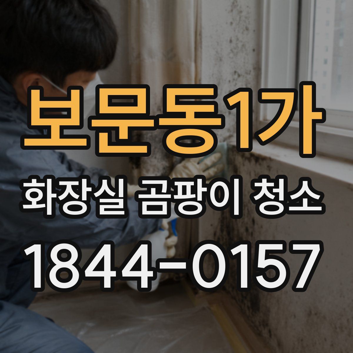 보문동1가 화장실 곰팡이 청소