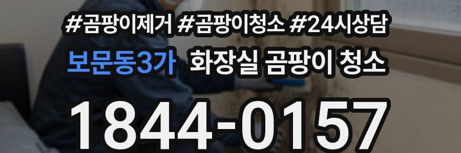 보문동3가 화장실 곰팡이 청소