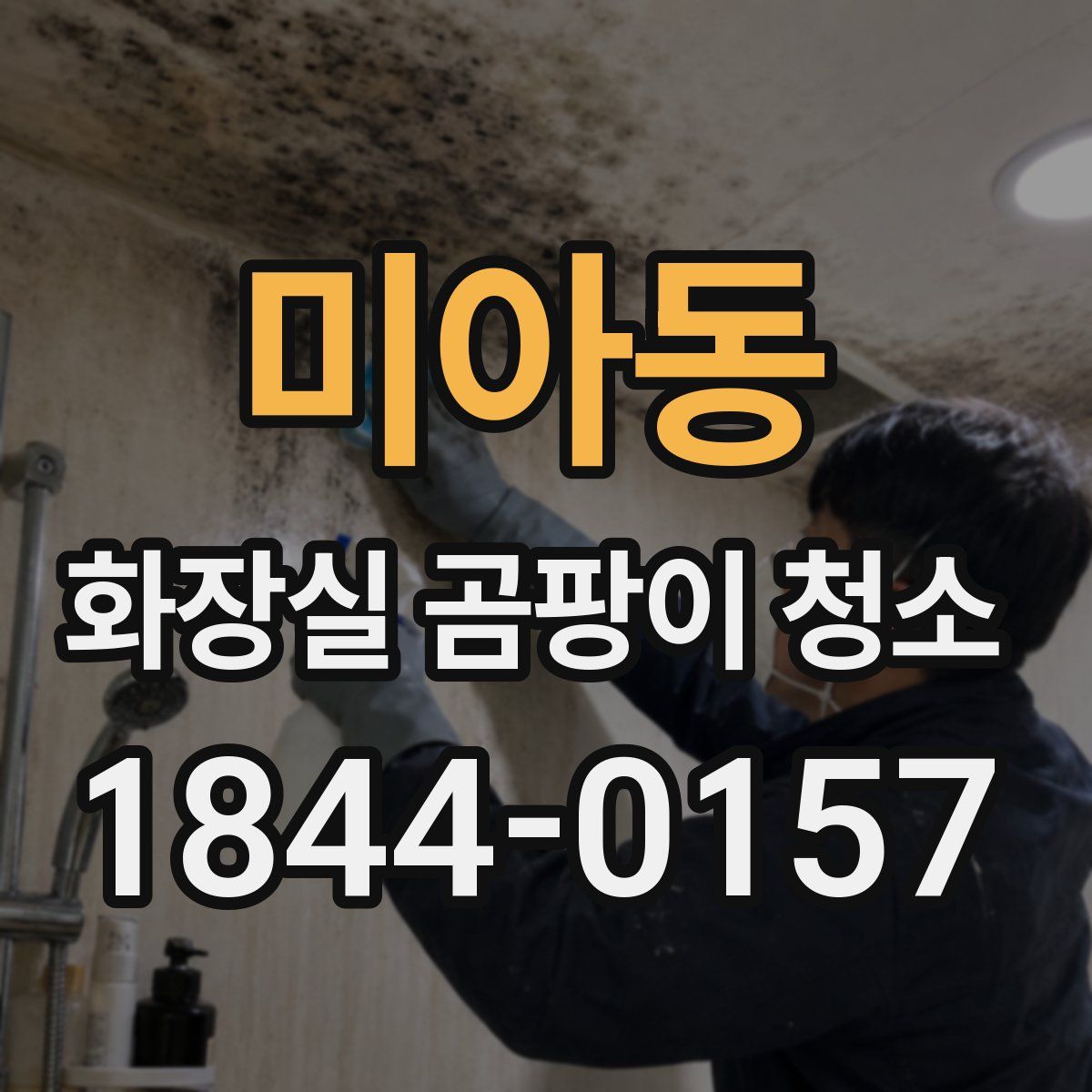 미아동 화장실 곰팡이 청소
