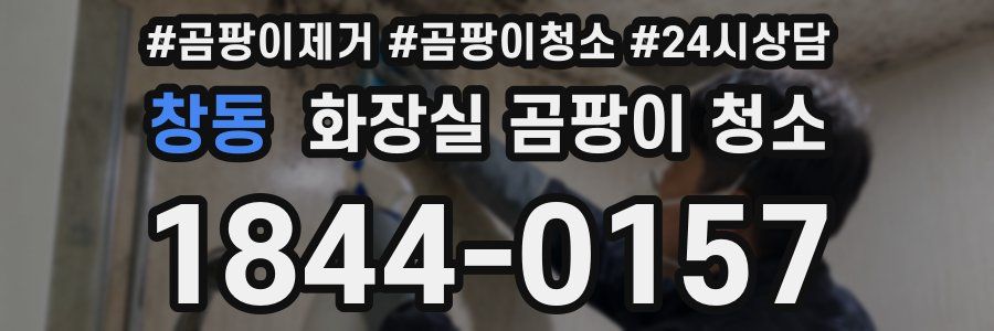 창동 화장실 곰팡이 청소