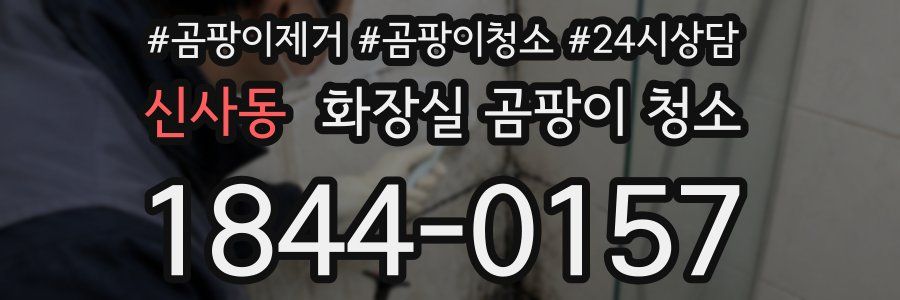 신사동 화장실 곰팡이 청소