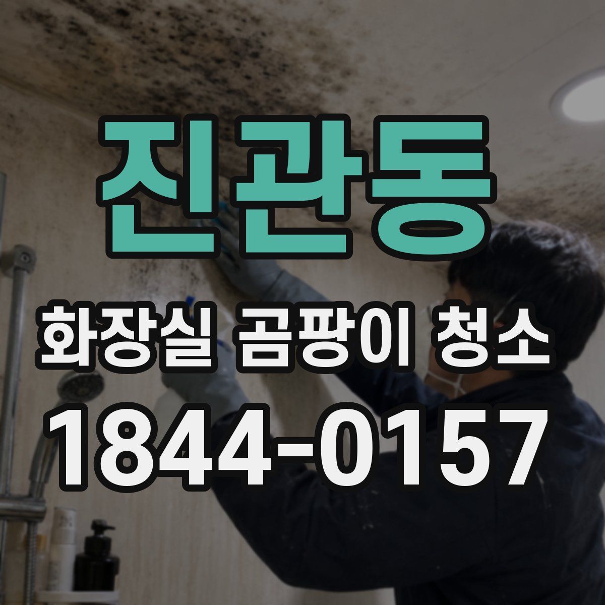 진관동 화장실 곰팡이 청소