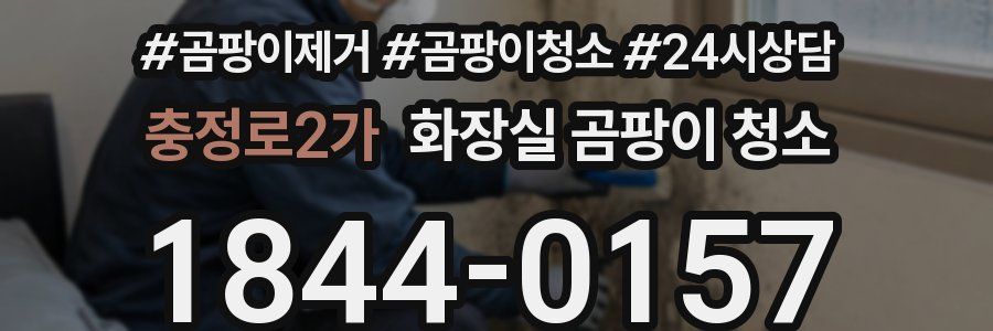 충정로2가 화장실 곰팡이 청소