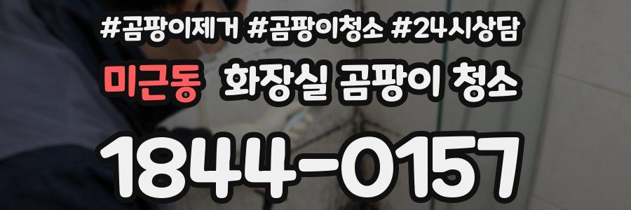 미근동 화장실 곰팡이 청소