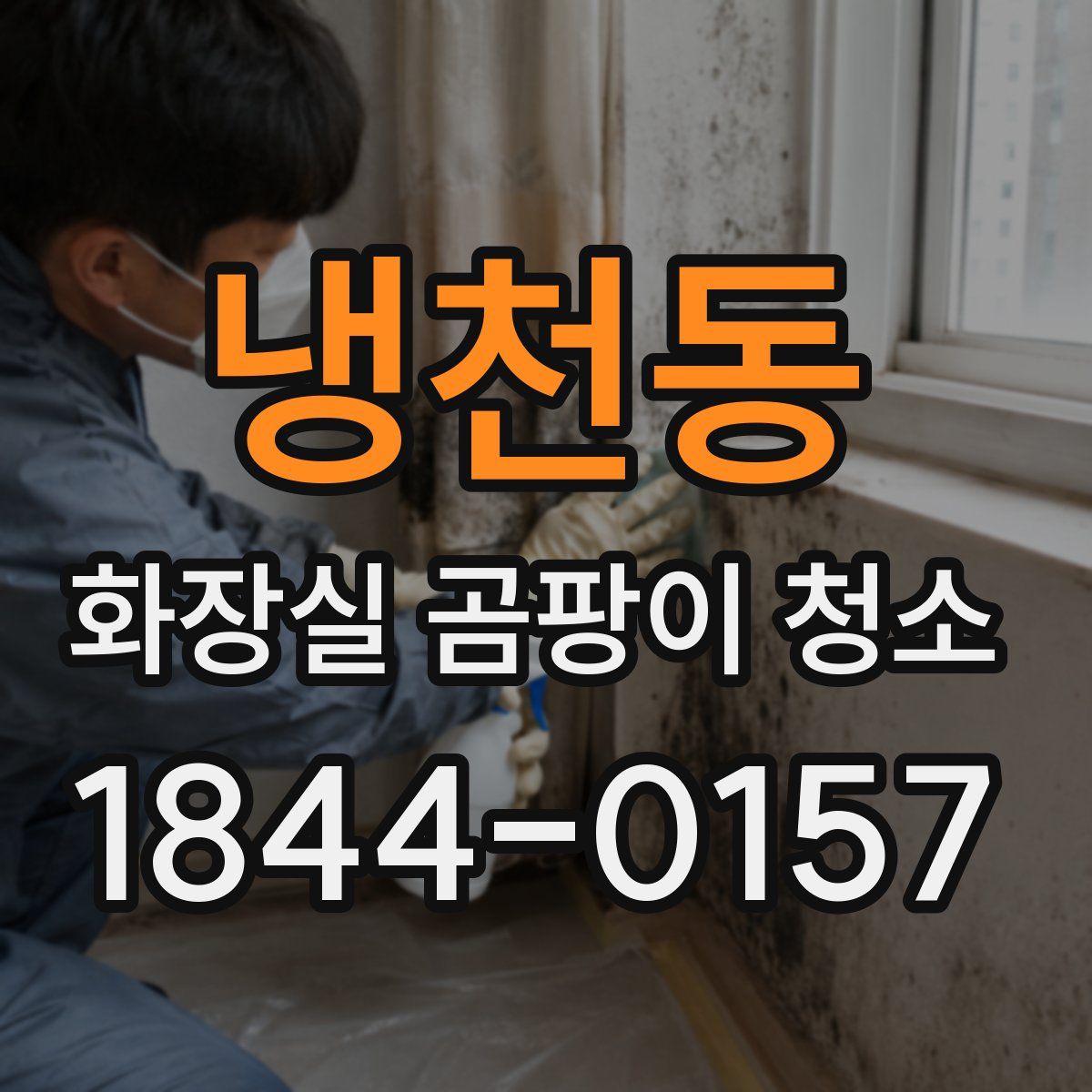 냉천동 화장실 곰팡이 청소