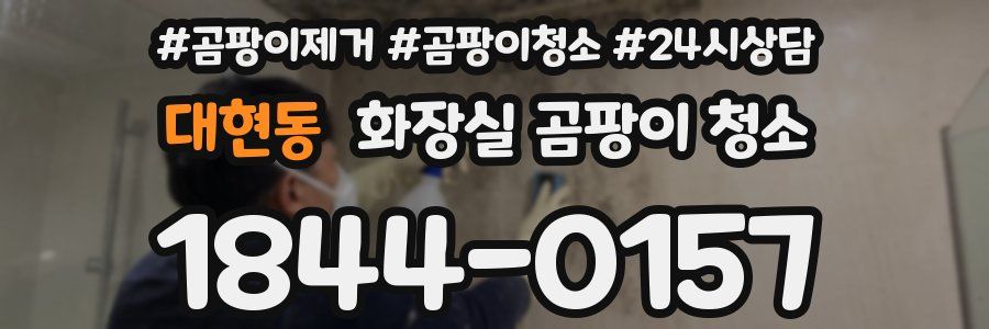 대현동 화장실 곰팡이 청소