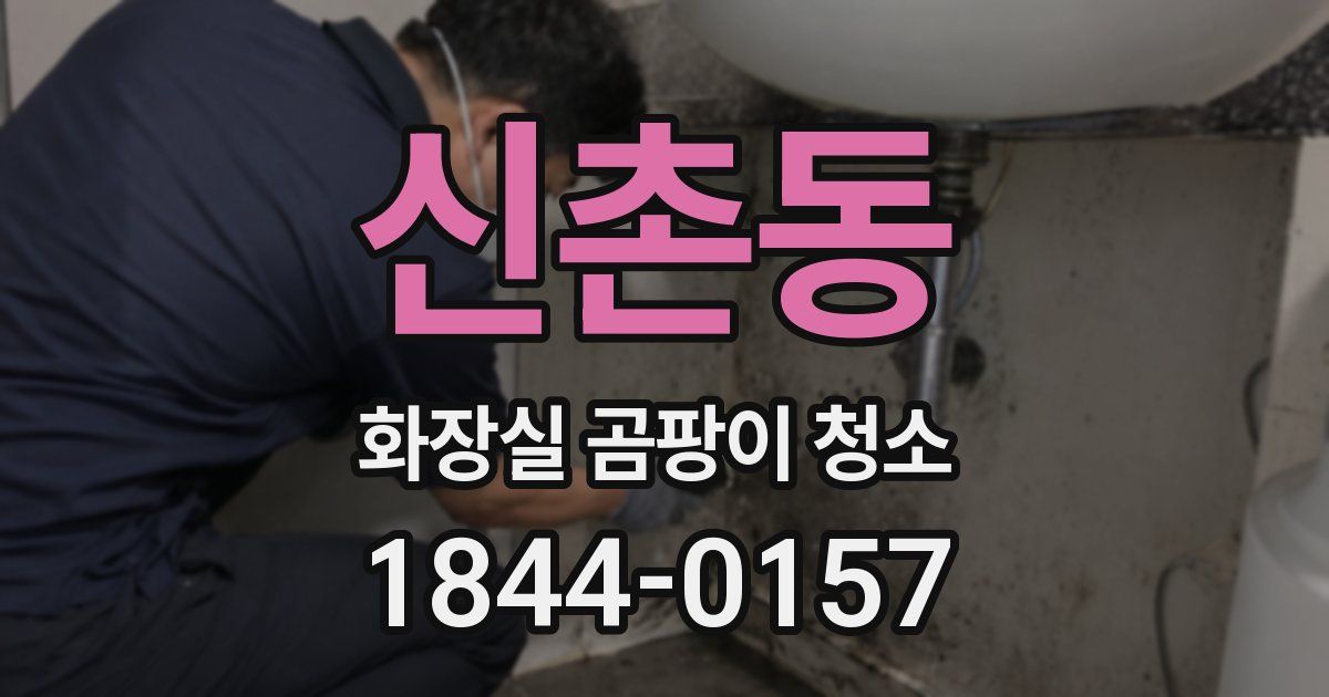 신촌동 화장실 곰팡이 청소