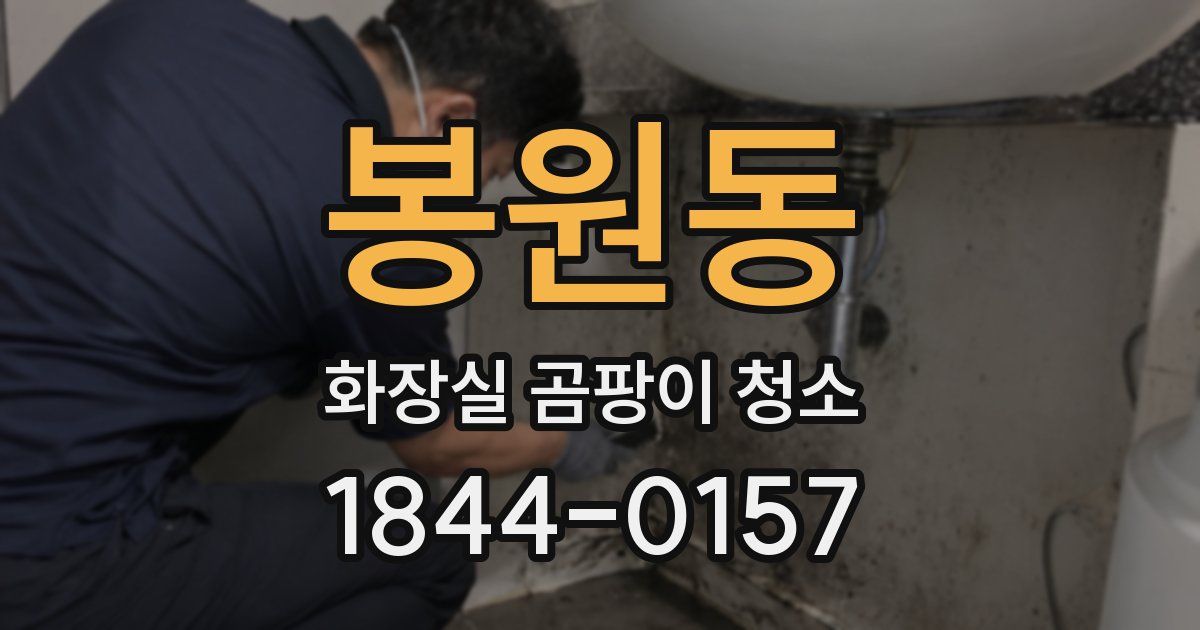 봉원동 화장실 곰팡이 청소