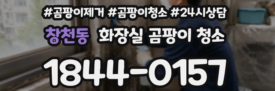 창천동 화장실 곰팡이 청소