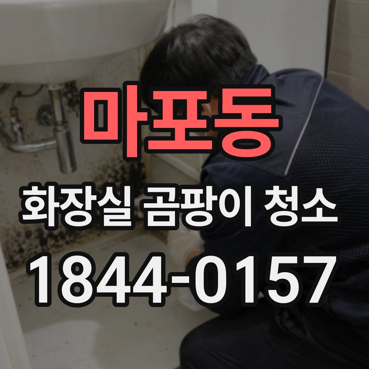 마포동 화장실 곰팡이 청소