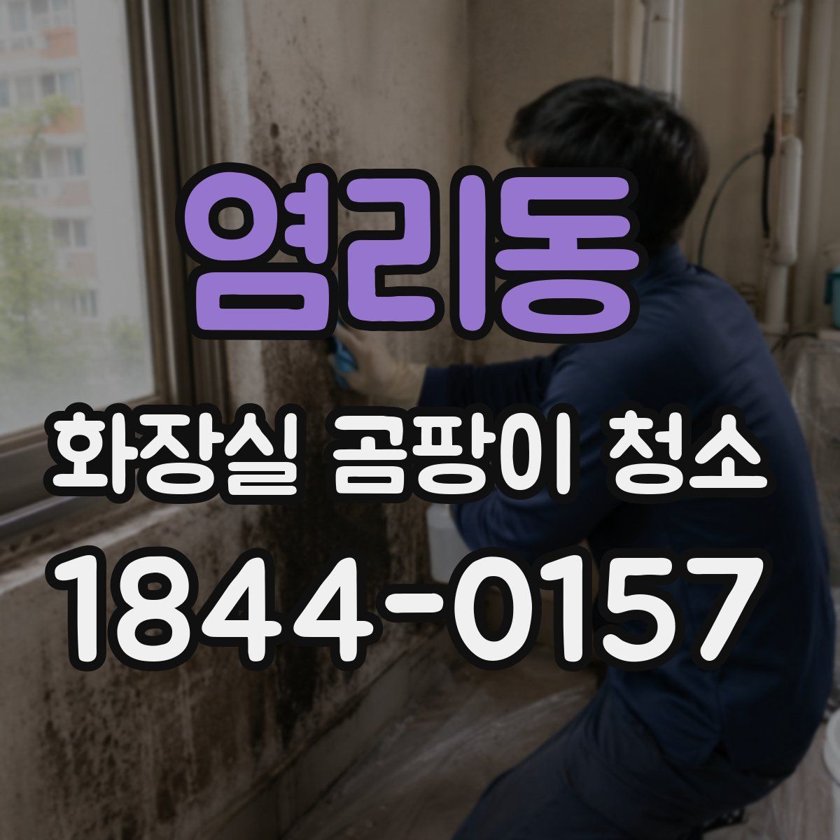 염리동 화장실 곰팡이 청소