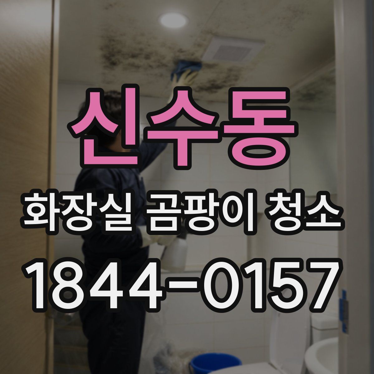 신수동 화장실 곰팡이 청소