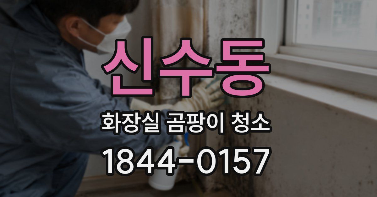 신수동 화장실 곰팡이 청소